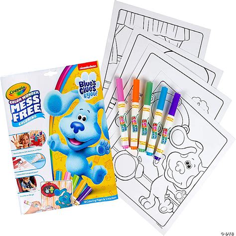 crayola blues clues   mess  coloring pages oriental