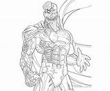 Cyborg Superman Getcolorings sketch template