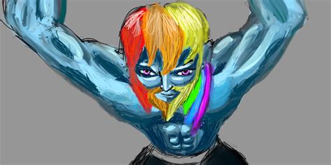 Rainbow Blitz Rainbow Dash Genderbent By Billyggruff On Deviantart