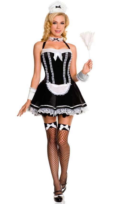 flirty servant maid costume french maid outfit sexy