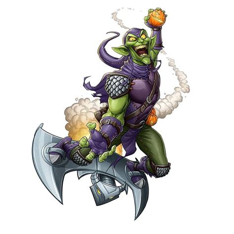 the green goblin by patrick brown marvel villains hobgoblin marvel