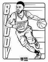 Basketball Coloring Pages Kids Print Color Printable Coloriage Justcolor Simple Children Beautiful sketch template