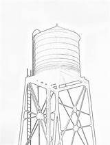 Water Tank Sketch Tower Drawing Kenneth Summers Photograph Getdrawings 12th Uploaded June Which sketch template