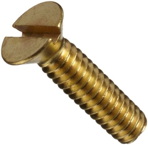 Machine Screws Small Parts Brass Machine Screw Flat Head Slotted