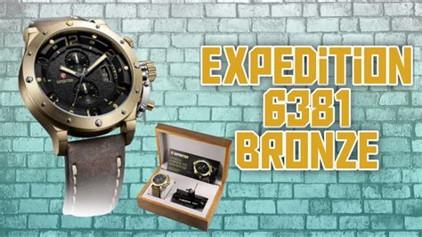 jam tangan expedition   bronze limited edition youtube