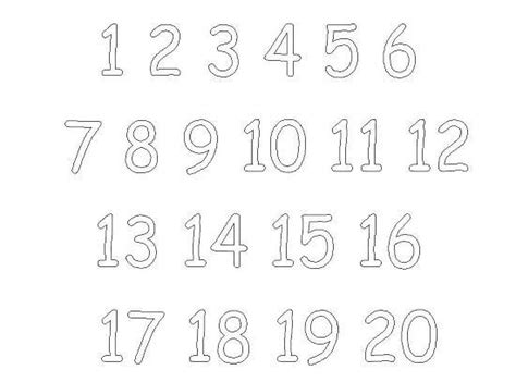 coloring pages numbers    printable numbers cute coloring