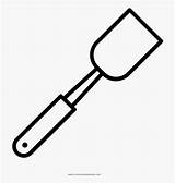 Spatula Coloring Utensils Cooking Clipartkey sketch template