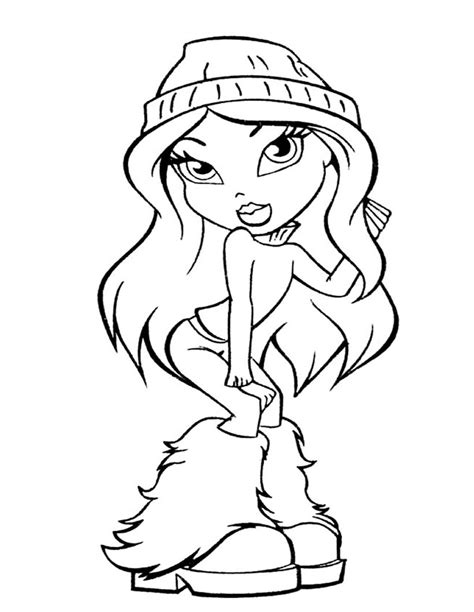 bratz coloring pages learn  coloring