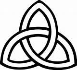 Celtic Knot Transparent Background Trinity Clipart Symbol Triquetra Library Symbols sketch template
