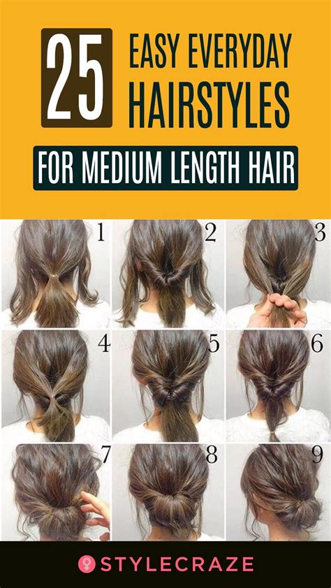 11 Heartwarming Quick And Easy Hairstyles For Fine Medium Length Hair
