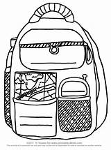 Backpack Bayi Pewarna Wel sketch template