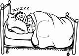 Sleeping Sleep Clipart Bed Person Drawing Cartoon Man Till Tomorrow Goodnight Clip Enough Genius Getdrawings Decaf Daddy Needs Dear Rg sketch template
