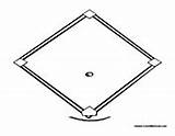 Baseball Diamond Field Coloring Pages sketch template