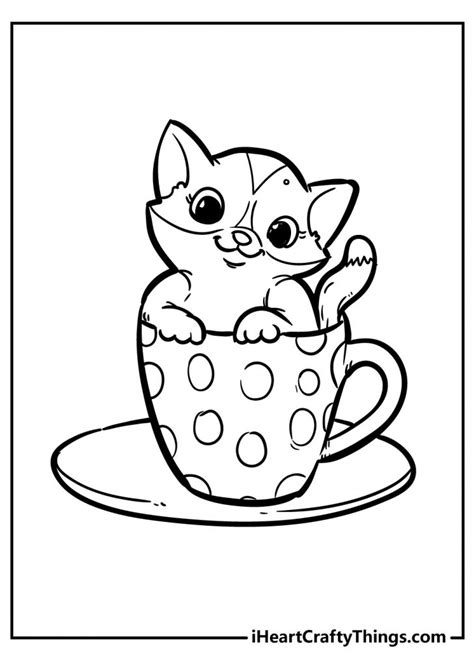 kitten coloring pages   printables