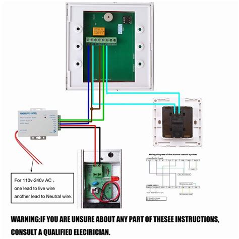 access control wiring diagram schematic