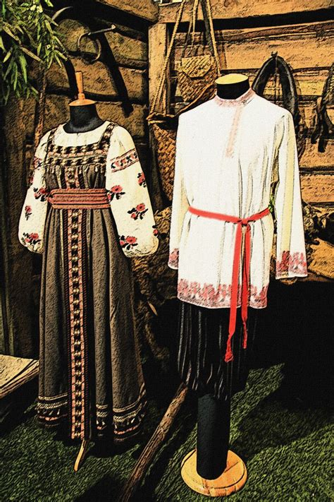Russian Ethnicity Russian Clothing Russian Traditional Dress