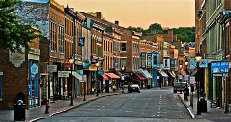 small town downtowns  america