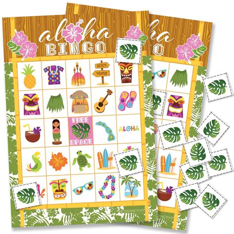hawaiian bingo printable