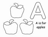 Coloring Apple Count Learn sketch template