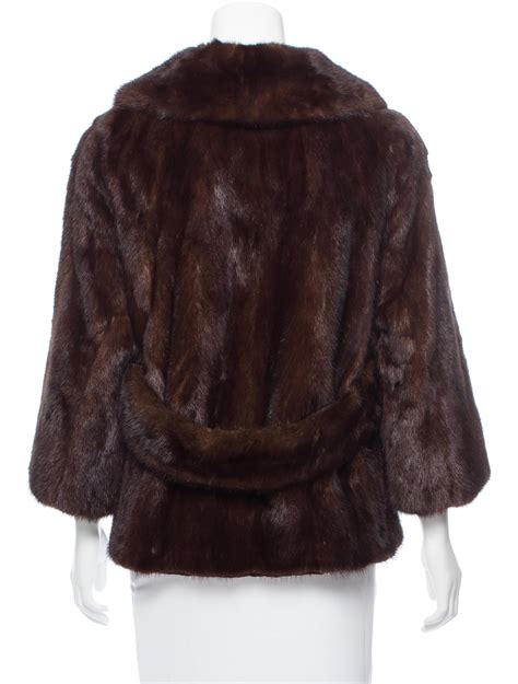 vintage mink fur jacket clothing fur  realreal