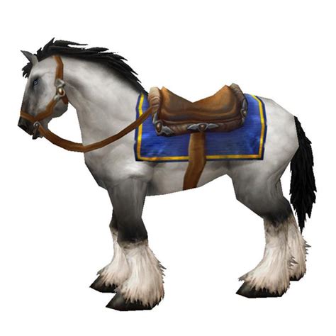 warcraft mounts white stallion