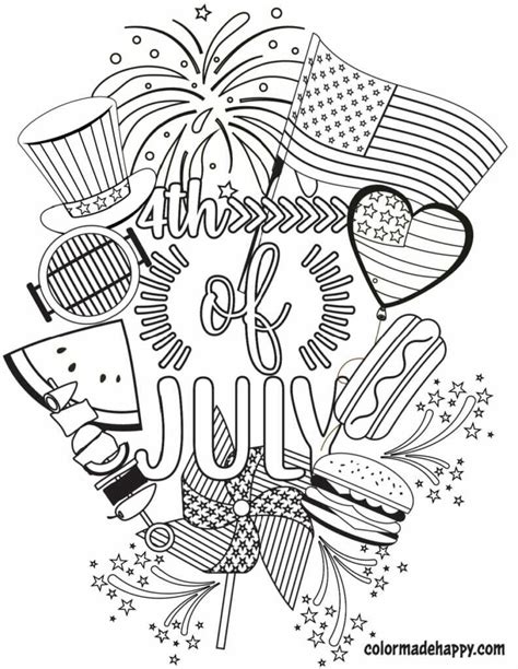 fourth  july coloring pages