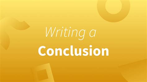 easy tips    write  conclusion