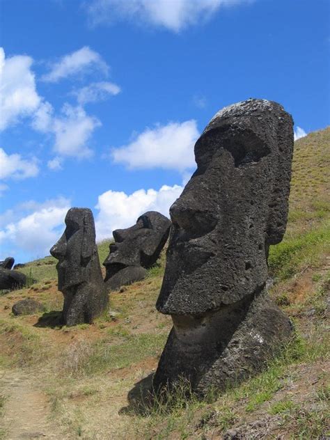 paranormalistics easter island heads  full bodies