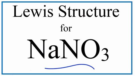 how to draw the lewis structure of no3 nitrate ion