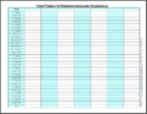 printable homeschool schedules  printable homeschool forms
