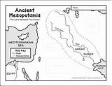 Mesopotamia Map Ancient Grade Worksheets Kids 6th Teacherspayteachers School sketch template