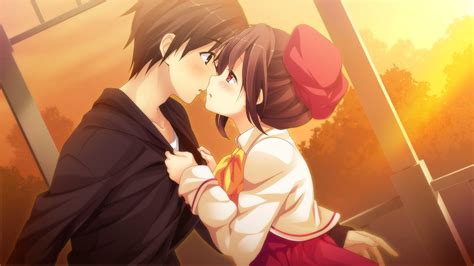 Romantic Anime Couple Wallpapers Wallpaper Cave