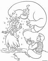 Coloriage Genie Aladin Imprimé sketch template