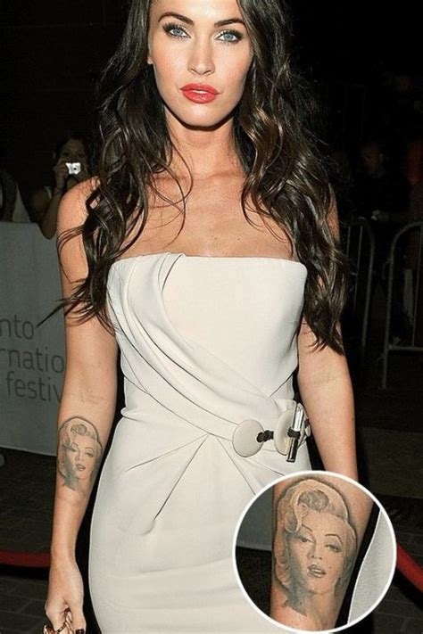 Megan Fox All Tattoos And Meanings Tattoos For Girls