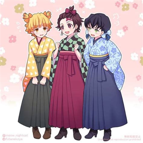 jual kimetsu  yaibademon slayer kimono yukata female ver copslay