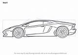 Lamborghini Drawing Side Draw Centenario Step Car Sketch Aventador Sports Cars Drawingtutorials101 Clipart Easy Drawings Lamborgini Learn Coloring Tutorials Cool sketch template