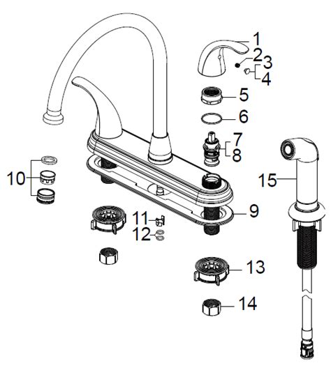 peerless faucet parts diagram wiring diagram images