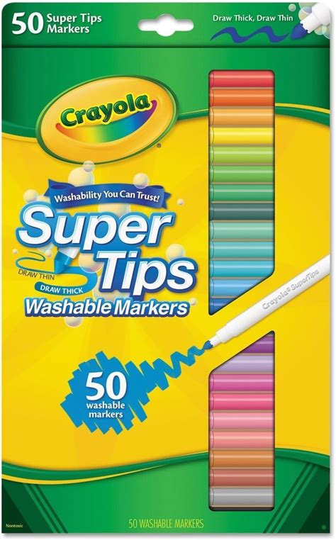 crayola supertips washable markers