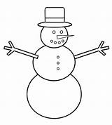 Nieve Pupazzo Neige Bonhomme Muneco Schneemann Weihnachtsschneemann Pupazzi Muñeco Hut Mono Colorkid Noël Kolorowanka Boneco Coloriage Bonecos Kolorowanki Cappello Chapeau sketch template