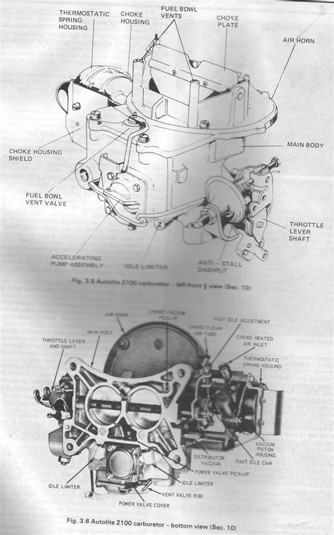 diagram motorcraft  carburetor vacuum ports dorranshifaa