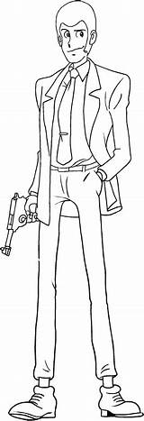 Lupin Colorare Disegni Coloring Colorear Dibujos Daitarn Anime Remus Cartonionline sketch template