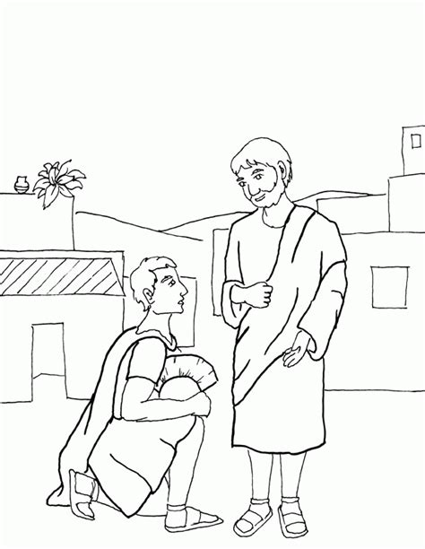 loudlyeccentric  ten lepers coloring pages