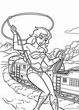 Coloring4free Pages Wonder Coloring Woman Printable sketch template