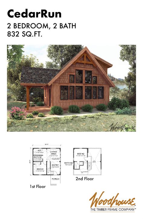 rustic  small timber frame cabin  fit   wooded