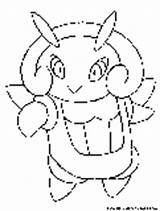 Illumise Coloring Pages Fun Burmy Trash Template sketch template