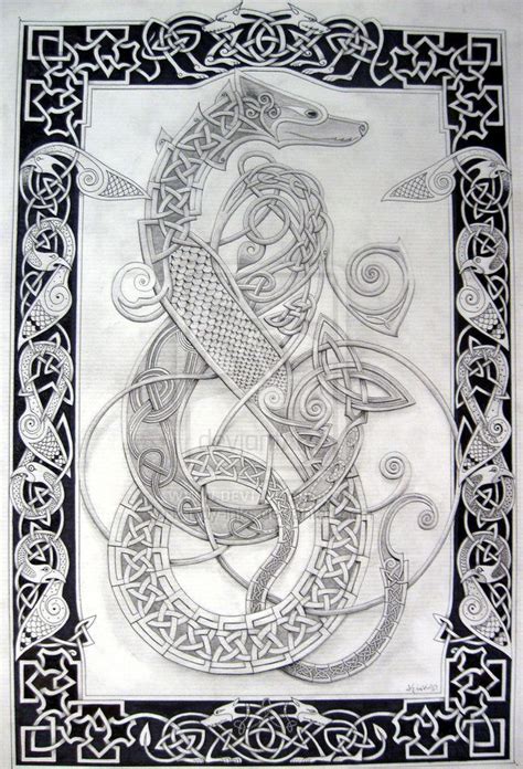 celtic dog   knotty inksdeviantartcom  atdeviantart norse tattoo