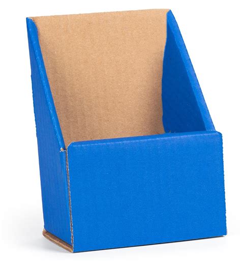 blue cheap desktop pamphlet holders 4 x 9 countertop
