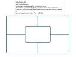 design  placemat template teaching resources