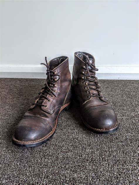 red wing red wing iron ranger 4584 charcoal bitter chocolate sz 9 us