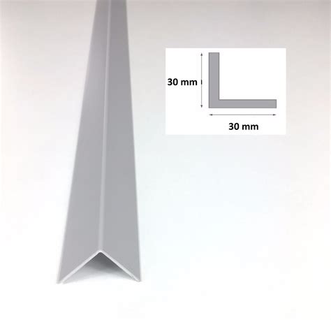 Light Gray Plastic Pvc Corner 90 Degree Angle Trim 2 5 Meters